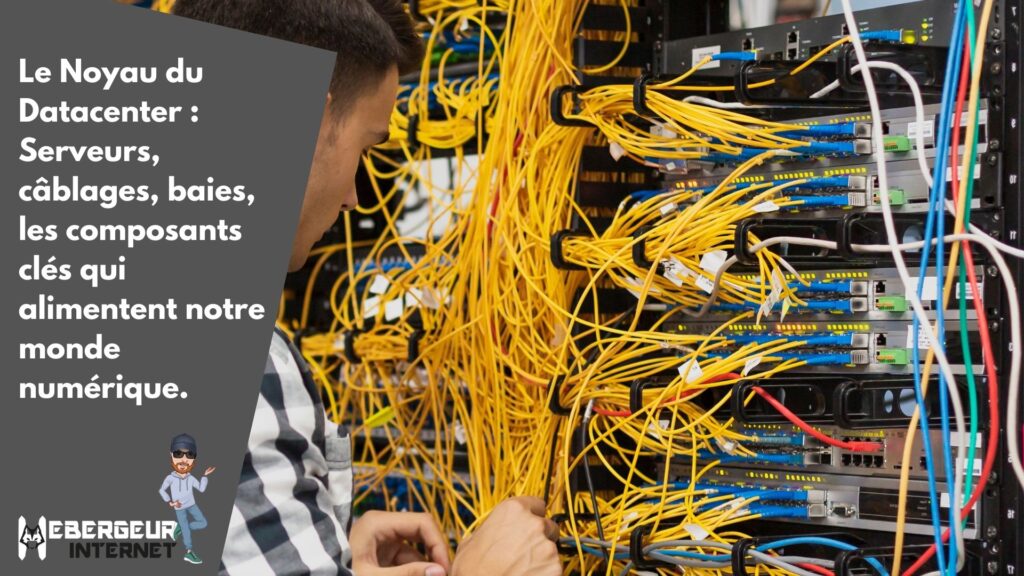 Le Noyau du Datacenter : Serveurs, câblages, baies, les composants clés qui alimentent notre monde numérique.