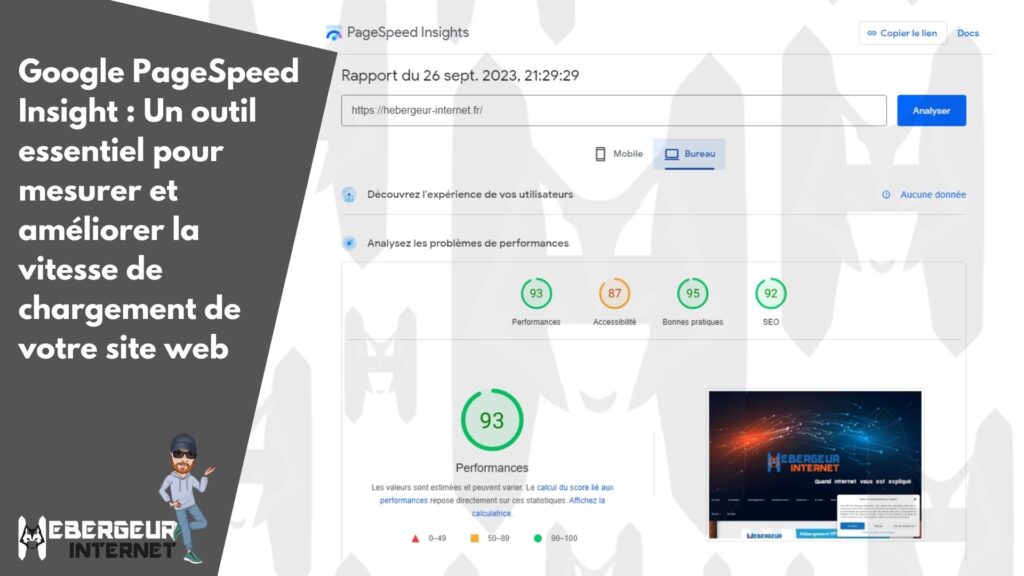 Google PageSpeed Insight : Un outil essentiel pour mesurer et améliorer la vitesse de chargement de votre site web