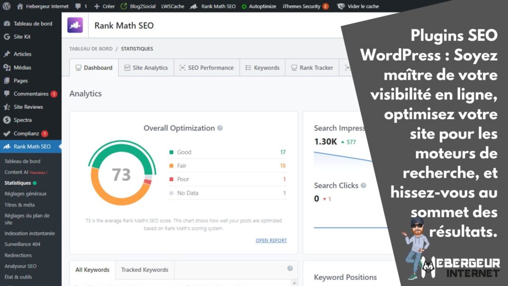 Plugins SEO WordPress : Soyez maître de votre visibilité en ligne, optimisez votre site pour les moteurs de recherche, et hissez-vous au sommet des résultats.