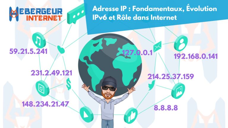 Adresse IP : Fondamentaux, Évolution IPv6 et Rôle dans Internet