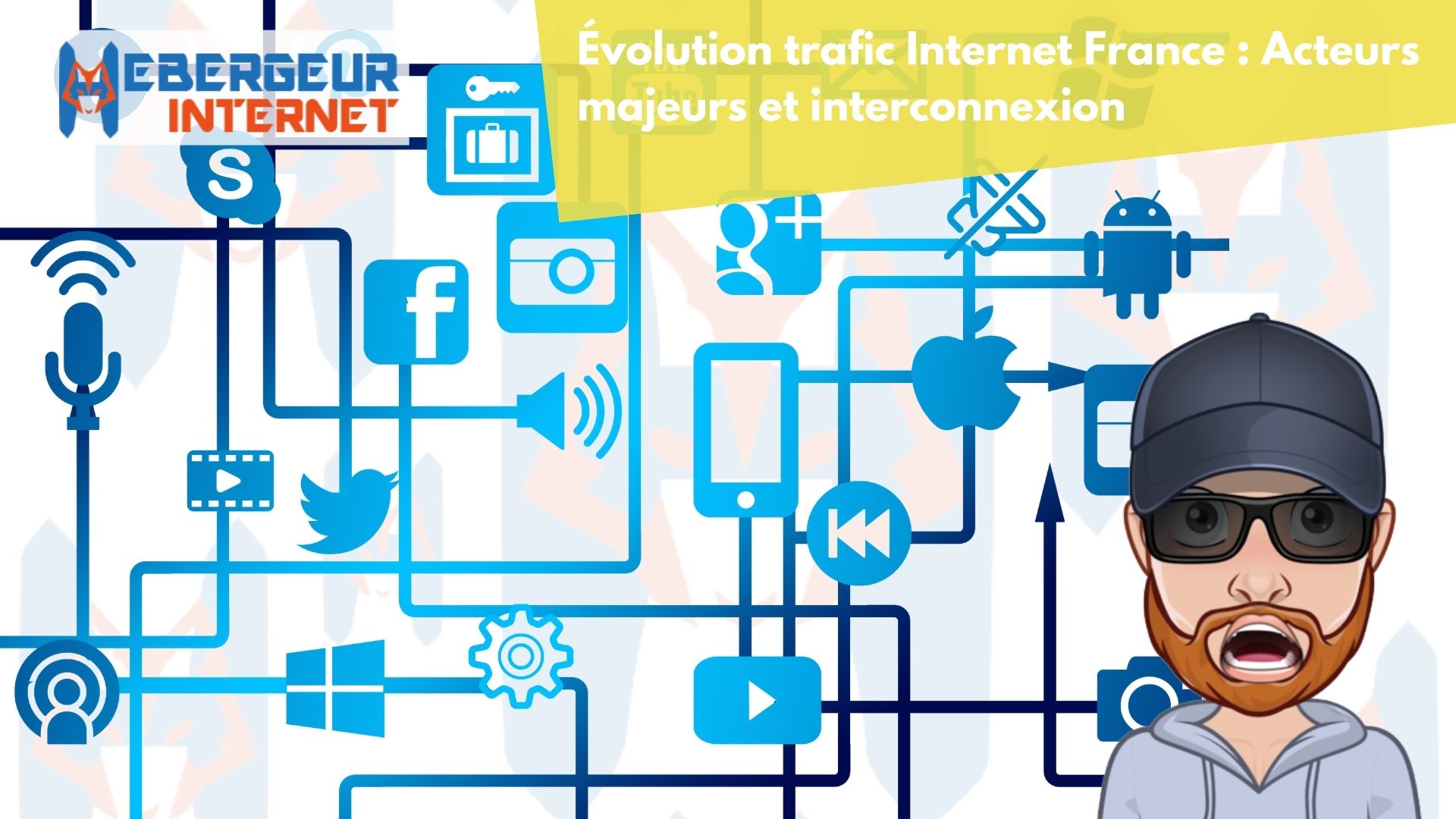 évolution trafic internet, rapport de l'arcep